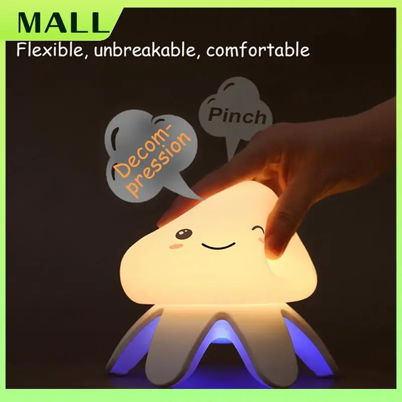 MALL Jellyfish Night Lamp With Color Changing 1200Mah USB Rechargeable Silicone Bedside Light
MALL Jellyfish Night Lamp With Color Changing 1200Mah USB Rechargeable Silicone Bedside Light