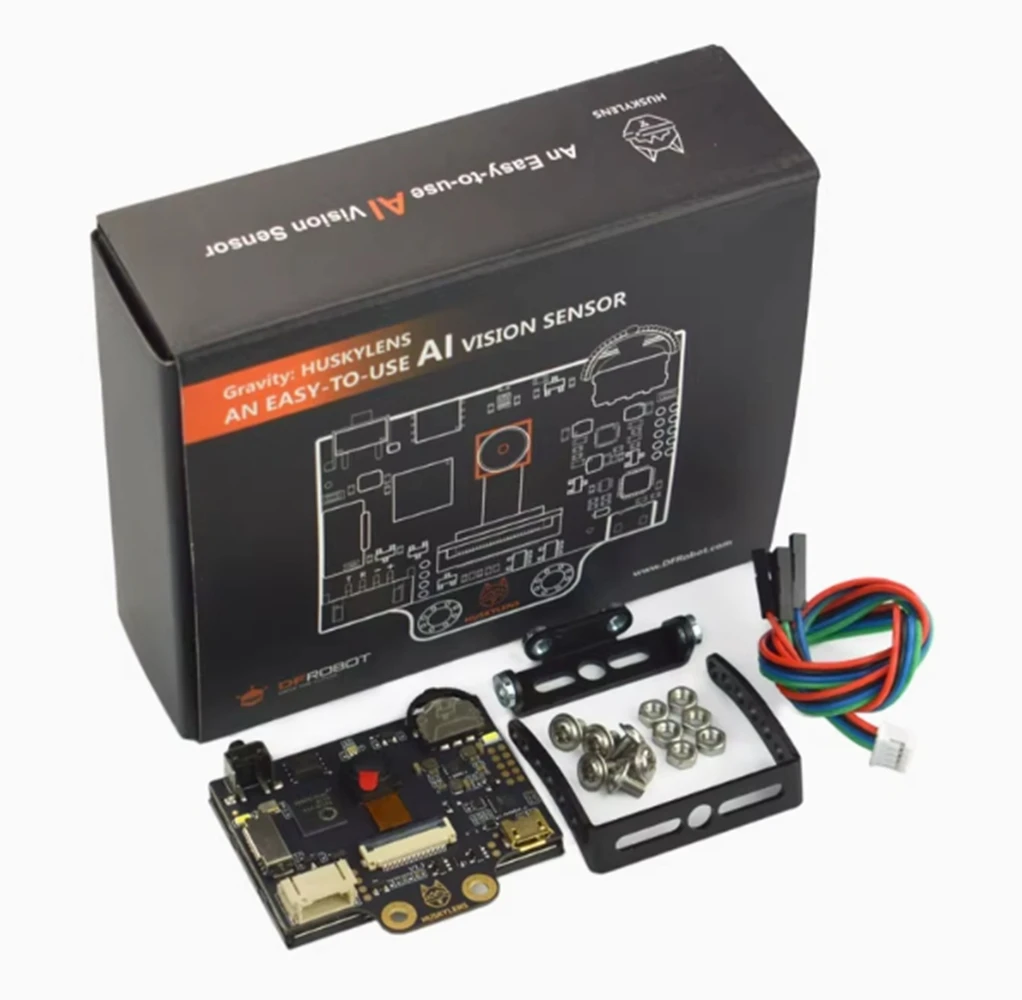 DFRobot Gravity HUSKYLENS AI Machine Vision Sensor with 2.0 inch IPS screen for face object color line tag recognition tracking
DFRobot Gravity HUSKYLENS AI Machine Vision Sensor with 2.0 inch IPS screen for face object color line tag recognition tracking