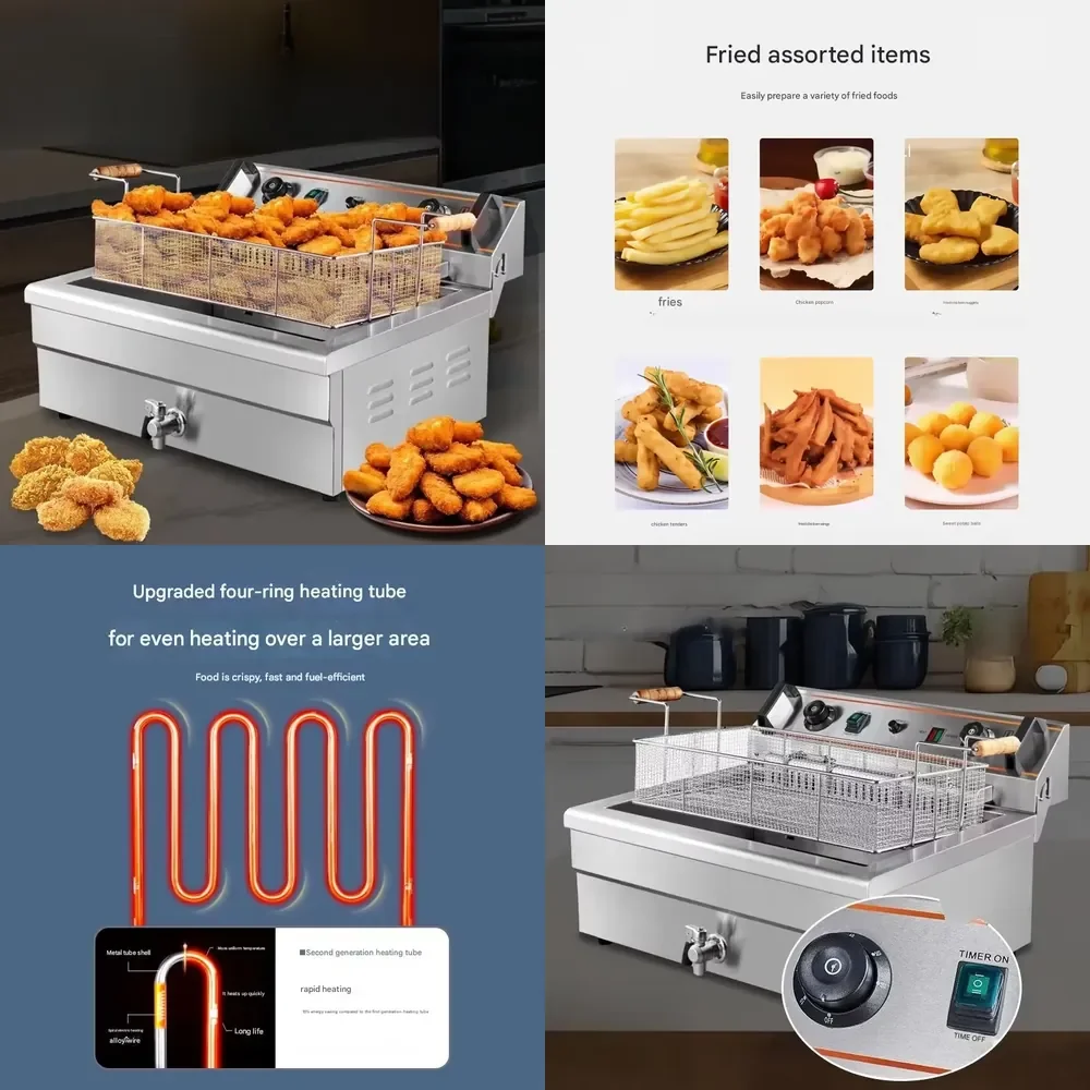 Newest 20L Air Fryer Toaster Oven Combo Digital Display 11 Functions Rotisserie Bake Broil Reheat Dehydrate
Newest 20L Air Fryer Toaster Oven Combo Digital Display 11 Functions Rotisserie Bake Broil Reheat Dehydrate