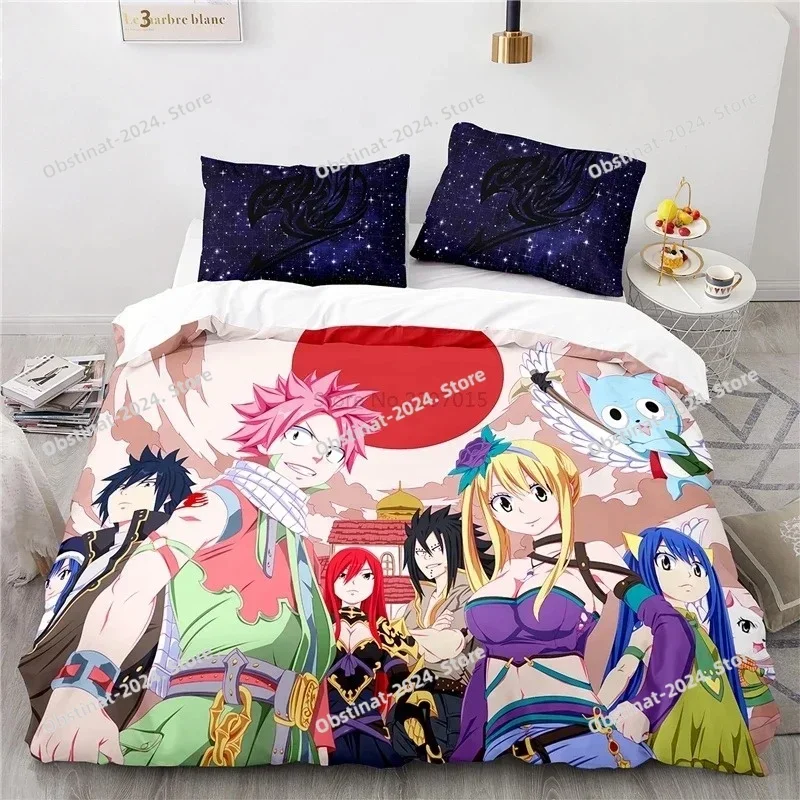 3D Home Textile Fairy Tail Duvet Cover with Pillowcases Classic Cartoon Anime Printed Bedding Set Single Double Queen King Size
3D Home Textile Fairy Tail Duvet Cover with Pillowcases Classic Cartoon Anime Printed Bedding Set Single Double Queen King Size
