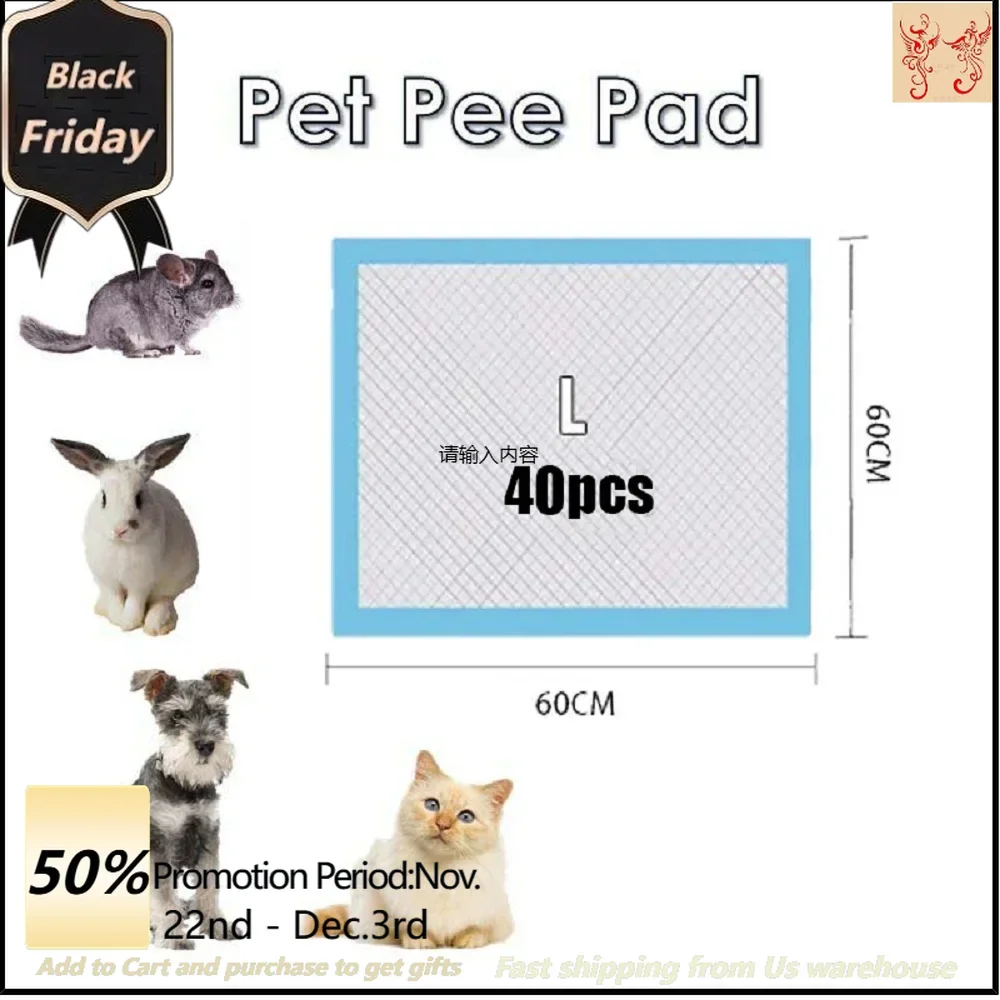 1.3kg/pack Super Thick Absorbent Waterproof Dog and Puppy Pet Training Pad, Housebreaking Pet Pad 40-Count Large-Size
1.3kg/pack Super Thick Absorbent Waterproof Dog and Puppy Pet Training Pad, Housebreaking Pet Pad 40-Count Large-Size