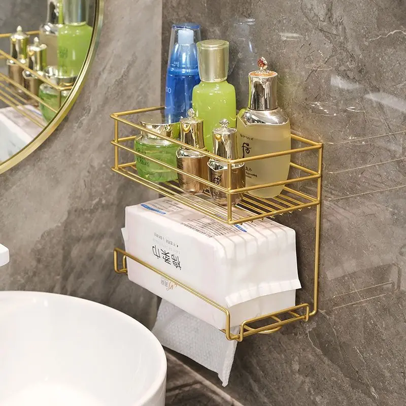 New Toilet Shampoo Shelf Wall Mounted Bathroom Makeup Supplies Storage No Punching
New Toilet Shampoo Shelf Wall Mounted Bathroom Makeup Supplies Storage No Punching