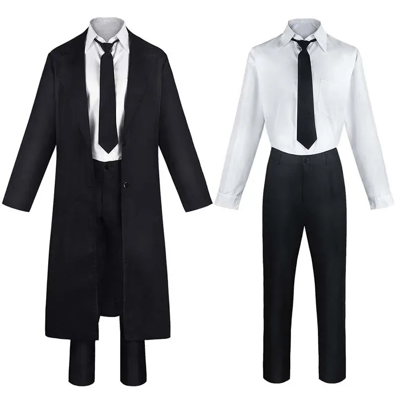 Makima Cosplay Costume Black Businessman Suit with White shirt Black Tie Halloween Anime Comic Con for Big Size Makima Outfits
Makima Cosplay Costume Black Businessman Suit with White shirt Black Tie Halloween Anime Comic Con for Big Size Makima Outfits