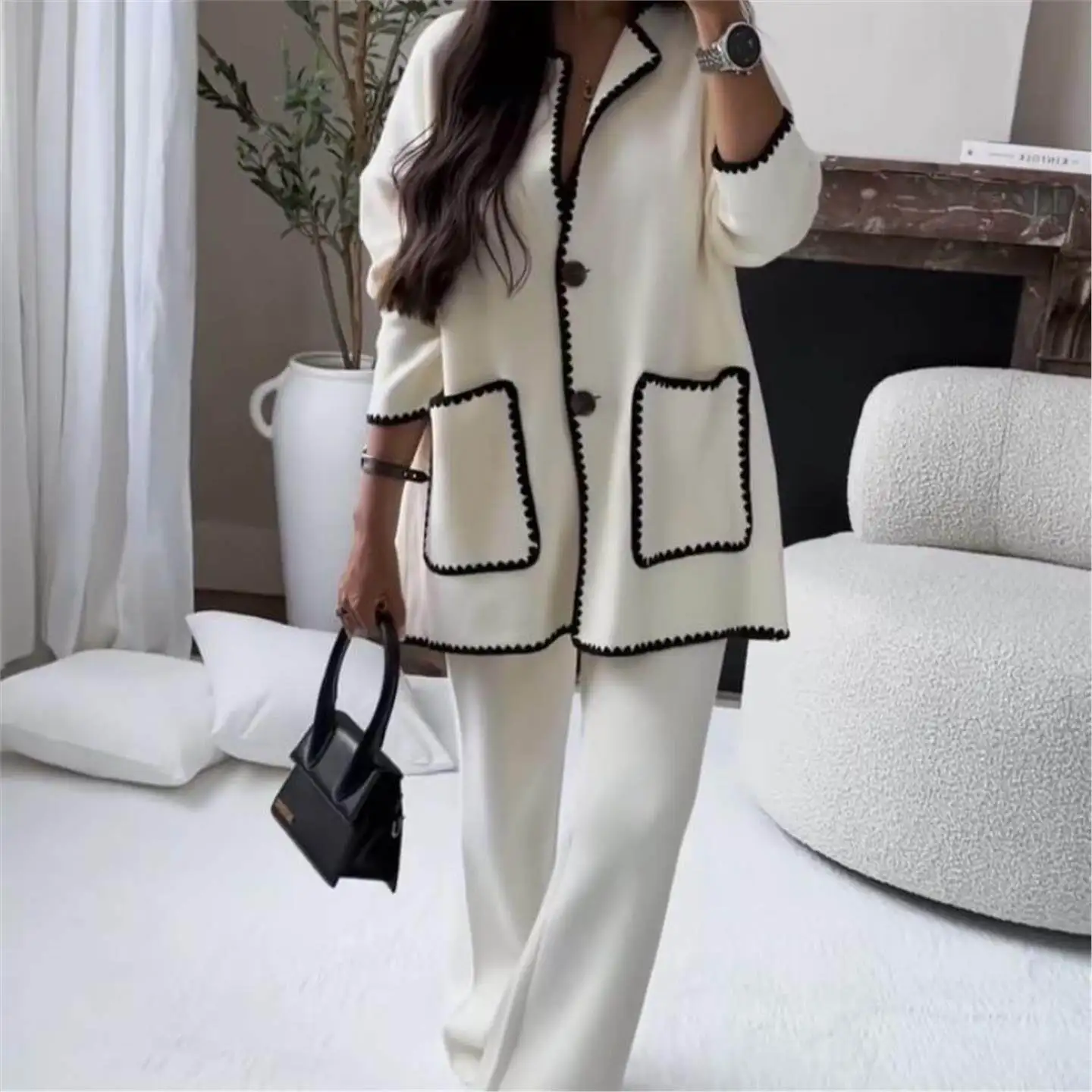 Fashionable Patchwork Pocket Set Cross-Border Year Autumn Winter New Arrival Cleanfit Style Casual Pants for Women
Fashionable Patchwork Pocket Set Cross-Border Year Autumn Winter New Arrival Cleanfit Style Casual Pants for Women