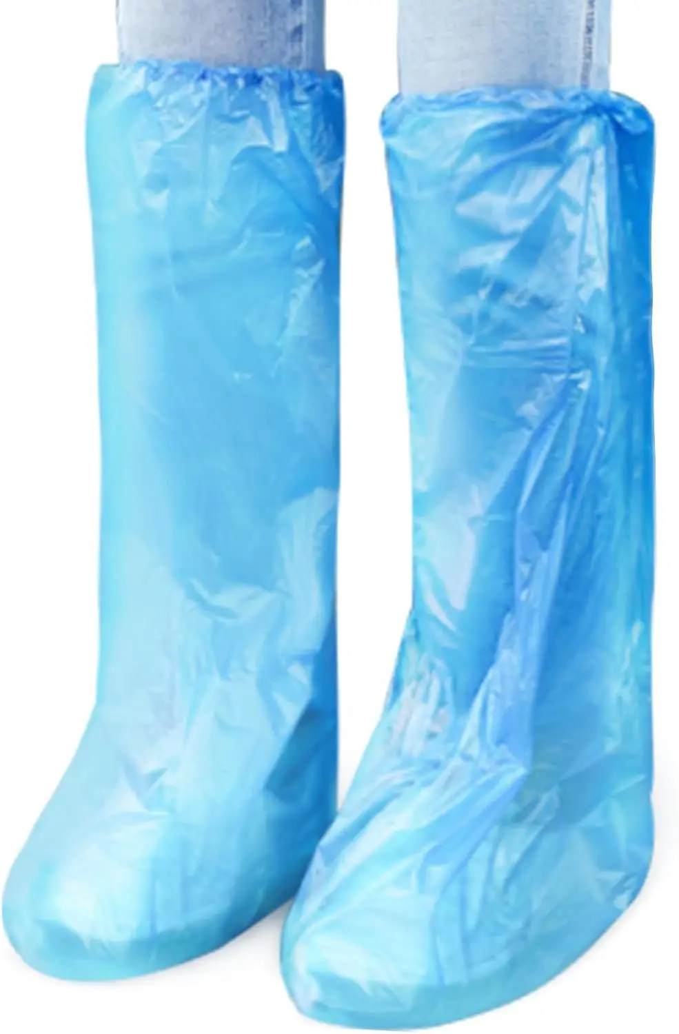 Disposable Shoe Covers 60 Pack (30 Pairs) Blue Rain Shoes and Boots Cover Plastic Long Shoe Cover Clear Waterproof Anti-Slip Ove
Disposable Shoe Covers 60 Pack (30 Pairs) Blue Rain Shoes and Boots Cover Plastic Long Shoe Cover Clear Waterproof Anti-Slip Ove