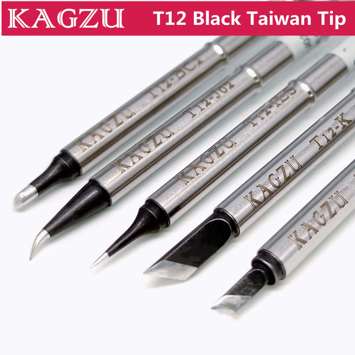 Taiwan Black T12-KU/K/BC2/J02/ILS soldering Tip Welding head for all T12 High-grade series soldering station
Taiwan Black T12-KU/K/BC2/J02/ILS soldering Tip Welding head for all T12 High-grade series soldering station