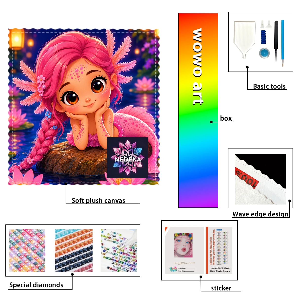 【NEDEKA_ Diamond Art】La ternura de los pequeños animales Crystal AB Rhinestone FD Rhinestone Perfect Resin Diamond
【NEDEKA_ Diamond Art】La ternura de los pequeños animales Crystal AB Rhinestone FD Rhinestone Perfect Resin Diamond