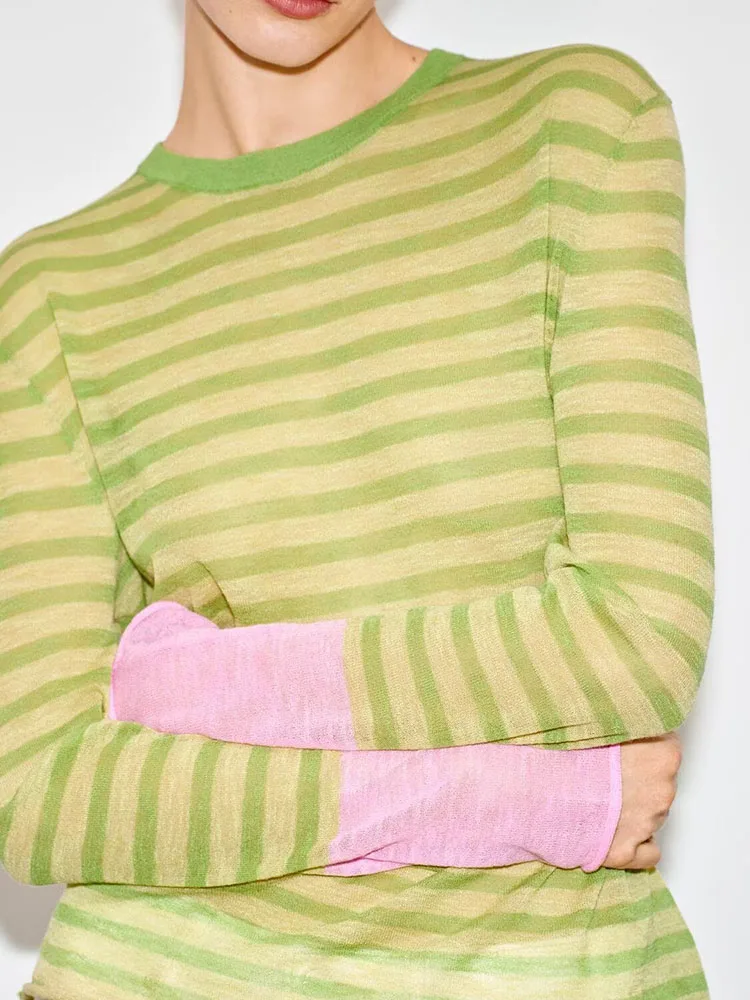High-End round Ne Long Sve Striped Knitwear Spring 2026 Faion Ele Slimming Women's Premium New Arrival
High-End round Ne Long Sve Striped Knitwear Spring 2026 Faion Ele Slimming Women's Premium New Arrival