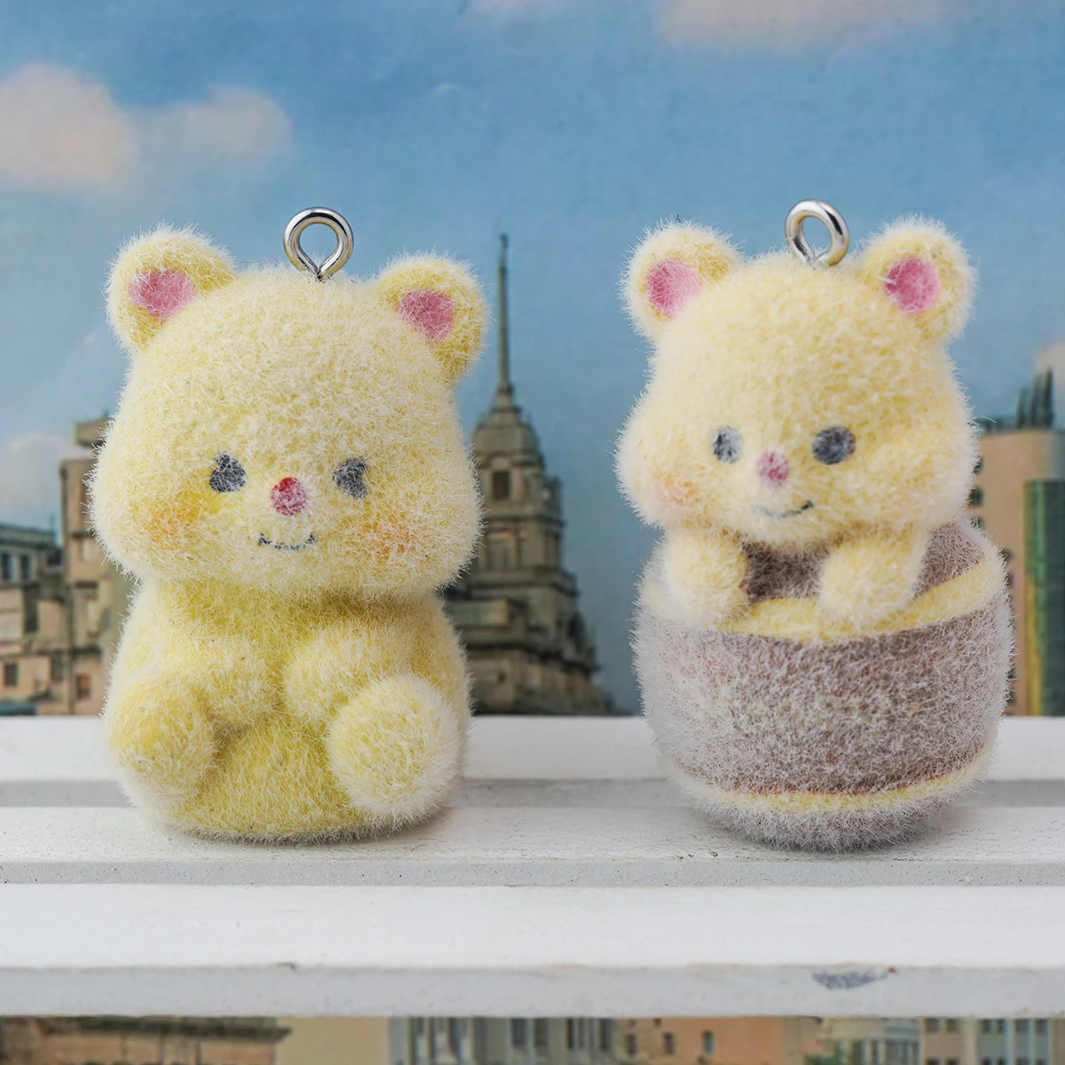 30 шт. 3D пушистый маленький желтый медведь подвески мультяшные животные кукла кулон для изготовления ожерелья брелки DIY поделки ювелирная фурнитура
30 шт. 3D пушистый маленький желтый медведь подвески мультяшные животные кукла кулон для изготовления ожерелья брелки DIY поделки ювелирная фурнитура