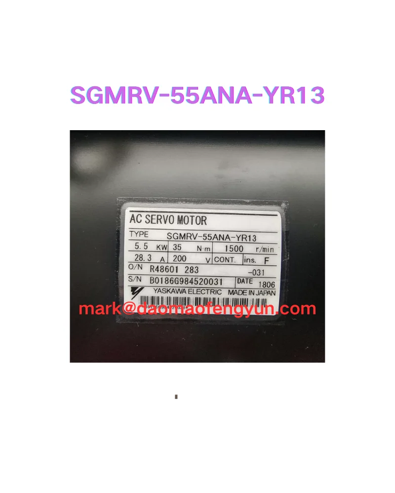 SGMRV-55ANA-YR13 New servo motor,
SGMRV-55ANA-YR13 New servo motor,