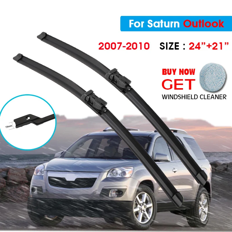 Car Wiper Blade For Saturn Outlook 24"+21" 2007-2010 Auto Windscreen Windshield Wipers Blades Window Wash Fit Push Button Arm
Car Wiper Blade For Saturn Outlook 24"+21" 2007-2010 Auto Windscreen Windshield Wipers Blades Window Wash Fit Push Button Arm
