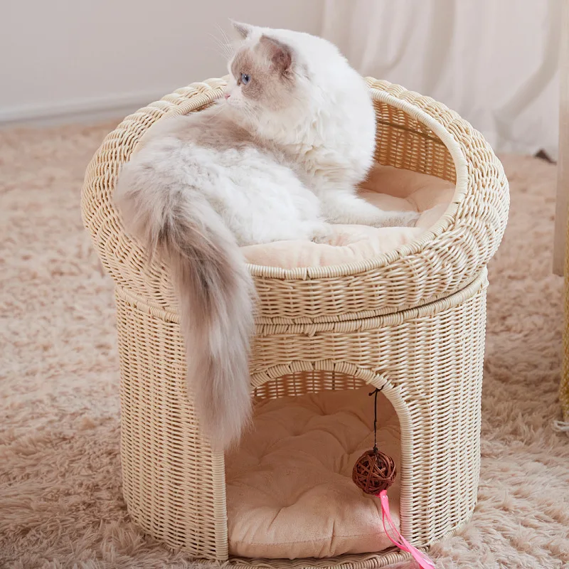 HYS climbing frame scratch-resistant cat house cat bed villa cat house doghouse closed double-layer
HYS climbing frame scratch-resistant cat house cat bed villa cat house doghouse closed double-layer