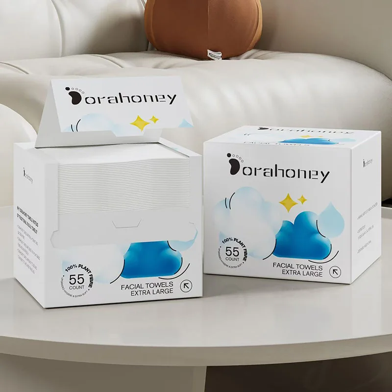 Disposable Face Towels,100% Cotton,Biodegradable,55 Pcs/Box,Dry And Wet Use, Thick,Clean,Suitable For Sensitive Skin
Disposable Face Towels,100% Cotton,Biodegradable,55 Pcs/Box,Dry And Wet Use, Thick,Clean,Suitable For Sensitive Skin