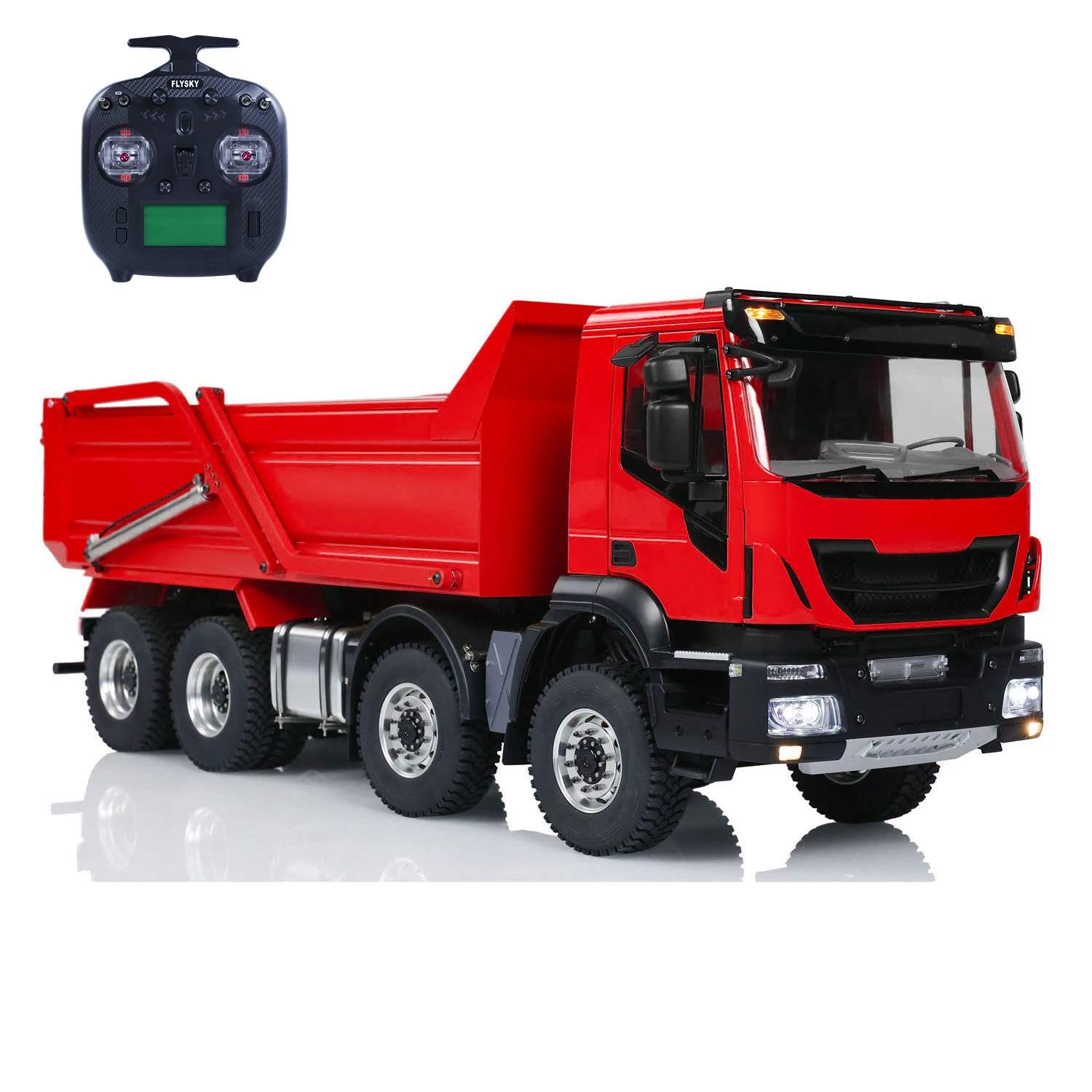 8x4 RC Metal 1/14 Hydraulic Tipper Truck Dump Car Model with Flip-over Cover Light Sound System Motor Servo ES CRC Toy TH23539
8x4 RC Metal 1/14 Hydraulic Tipper Truck Dump Car Model with Flip-over Cover Light Sound System Motor Servo ES CRC Toy TH23539
