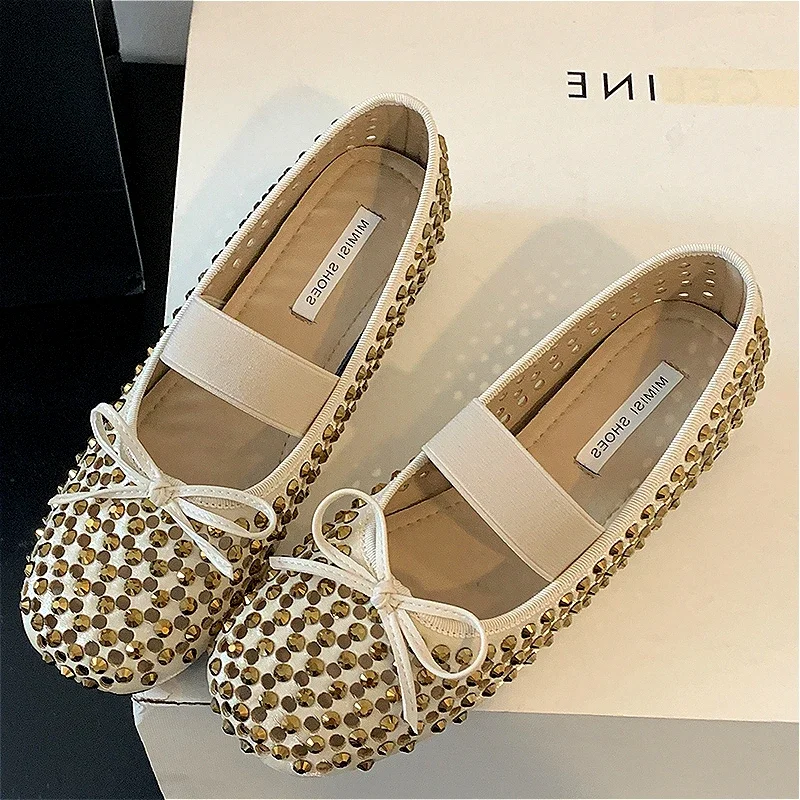 Брендовые балетки со стразами, женские модельные туфли с круглым носком и открытым носком, удобные дышащие туфли Мэри Джейн с бантом, женские туфли
Брендовые балетки со стразами, женские модельные туфли с круглым носком и открытым носком, удобные дышащие туфли Мэри Джейн с бантом, женские туфли