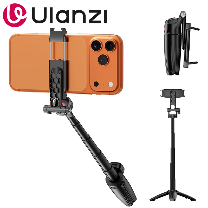 Ulanzi JJ21 Mini Selfie Stick Tripod Wireless Phone Grip Desktop Tripod for Phone Cold Shoe Mount Video Light Mic Vlog Selfie
Ulanzi JJ21 Mini Selfie Stick Tripod Wireless Phone Grip Desktop Tripod for Phone Cold Shoe Mount Video Light Mic Vlog Selfie