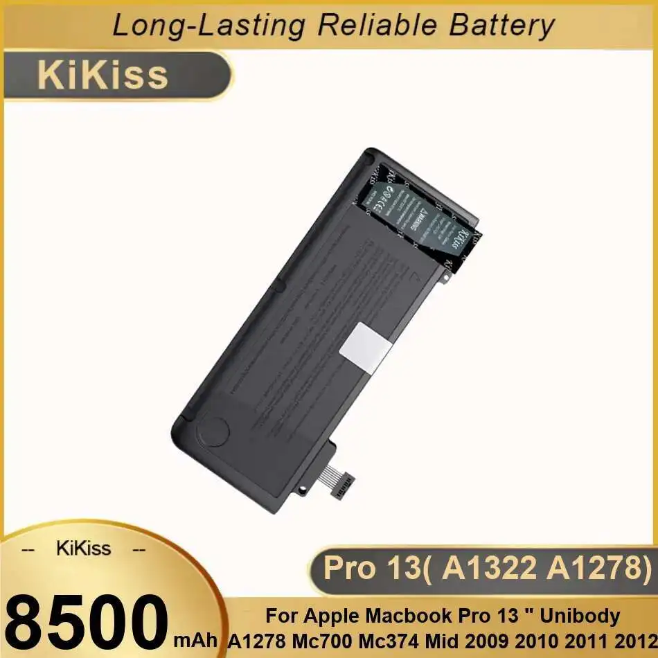 Аккумулятор для ноутбука 8500 мАч для Apple Macbook Pro 13 дюймов Unibody A1278 MC700 MC374 Mid 2009 2010 2011 2012 A1322
Аккумулятор для ноутбука 8500 мАч для Apple Macbook Pro 13 дюймов Unibody A1278 MC700 MC374 Mid 2009 2010 2011 2012 A1322