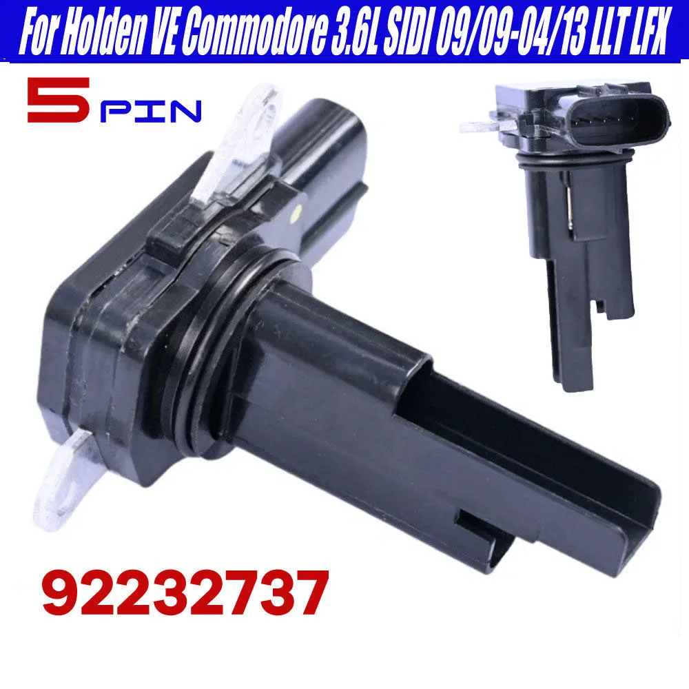 92232737 Mass Air Flow Meter 5 Pin for Holden Commodore Calais VE 3.6L SIDI LLT and LFX engine 09/2009-04/2013 Air Flow Sensor
92232737 Mass Air Flow Meter 5 Pin for Holden Commodore Calais VE 3.6L SIDI LLT and LFX engine 09/2009-04/2013 Air Flow Sensor