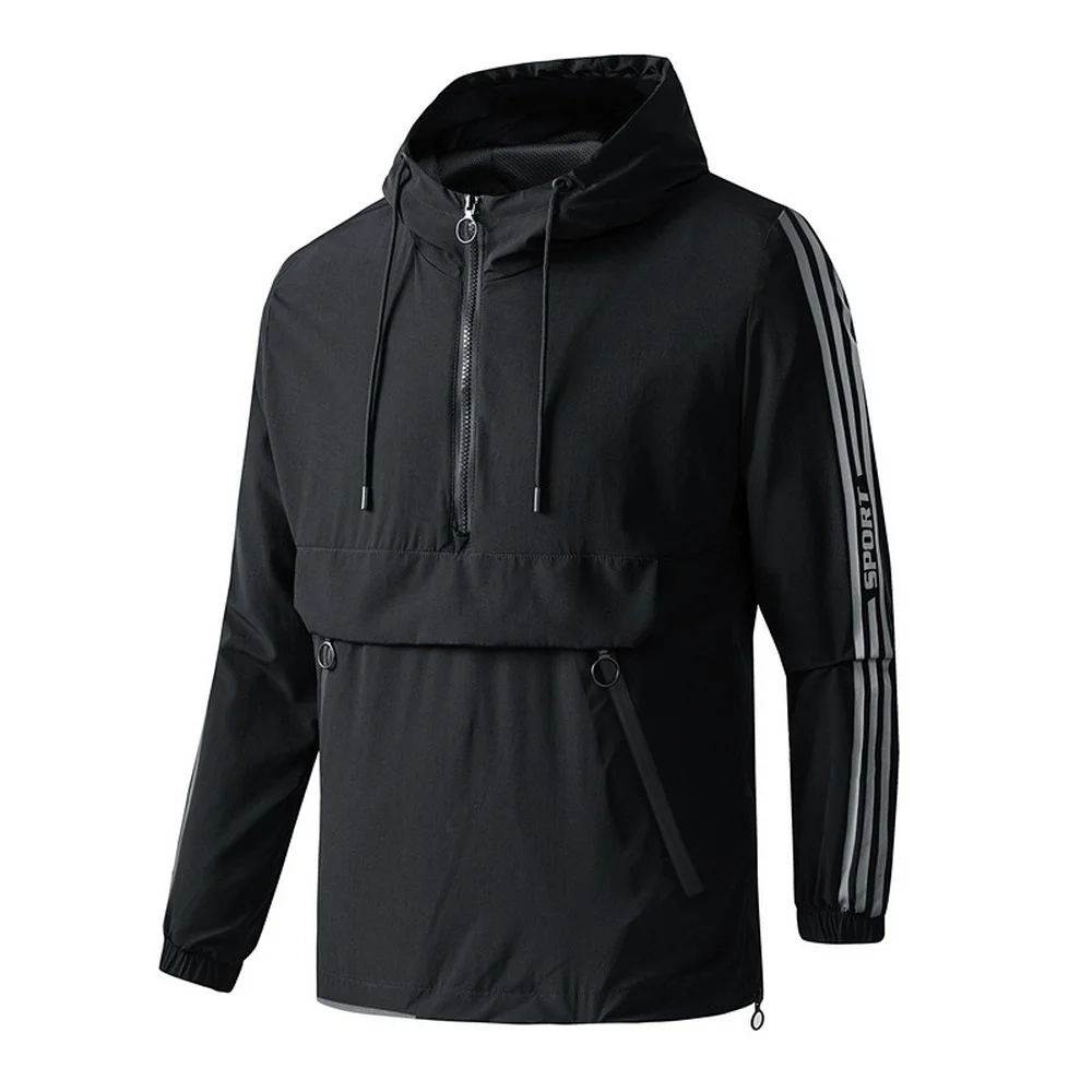 Autumn Pullover Jacket Men's Sports Coat Elastic Quick Drying Loose Fashion Men's Jacket Coats
Autumn Pullover Jacket Men's Sports Coat Elastic Quick Drying Loose Fashion Men's Jacket Coats