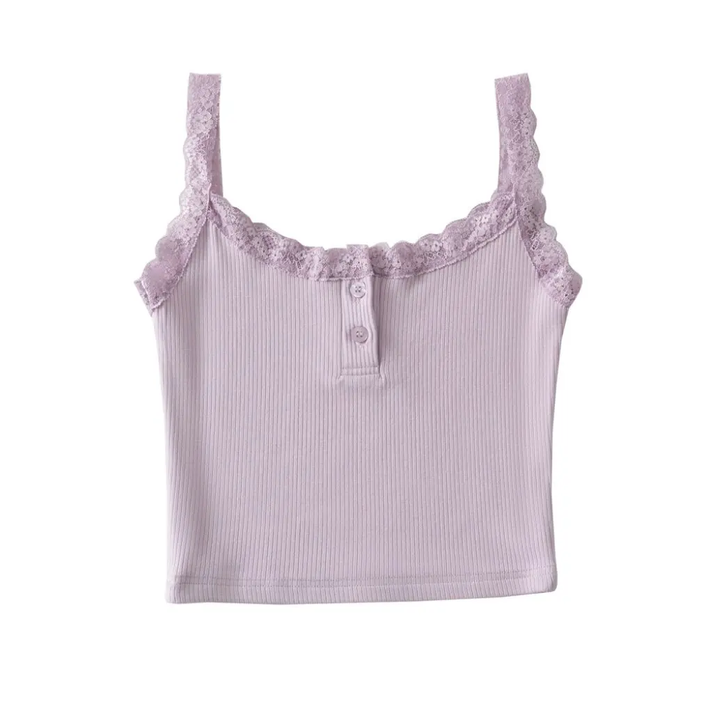 Women's Pure Sexy Lace Camisole Vest Slim-fit Short Top Summer Spice Girl Outer Wear Inner Style Top
Women's Pure Sexy Lace Camisole Vest Slim-fit Short Top Summer Spice Girl Outer Wear Inner Style Top