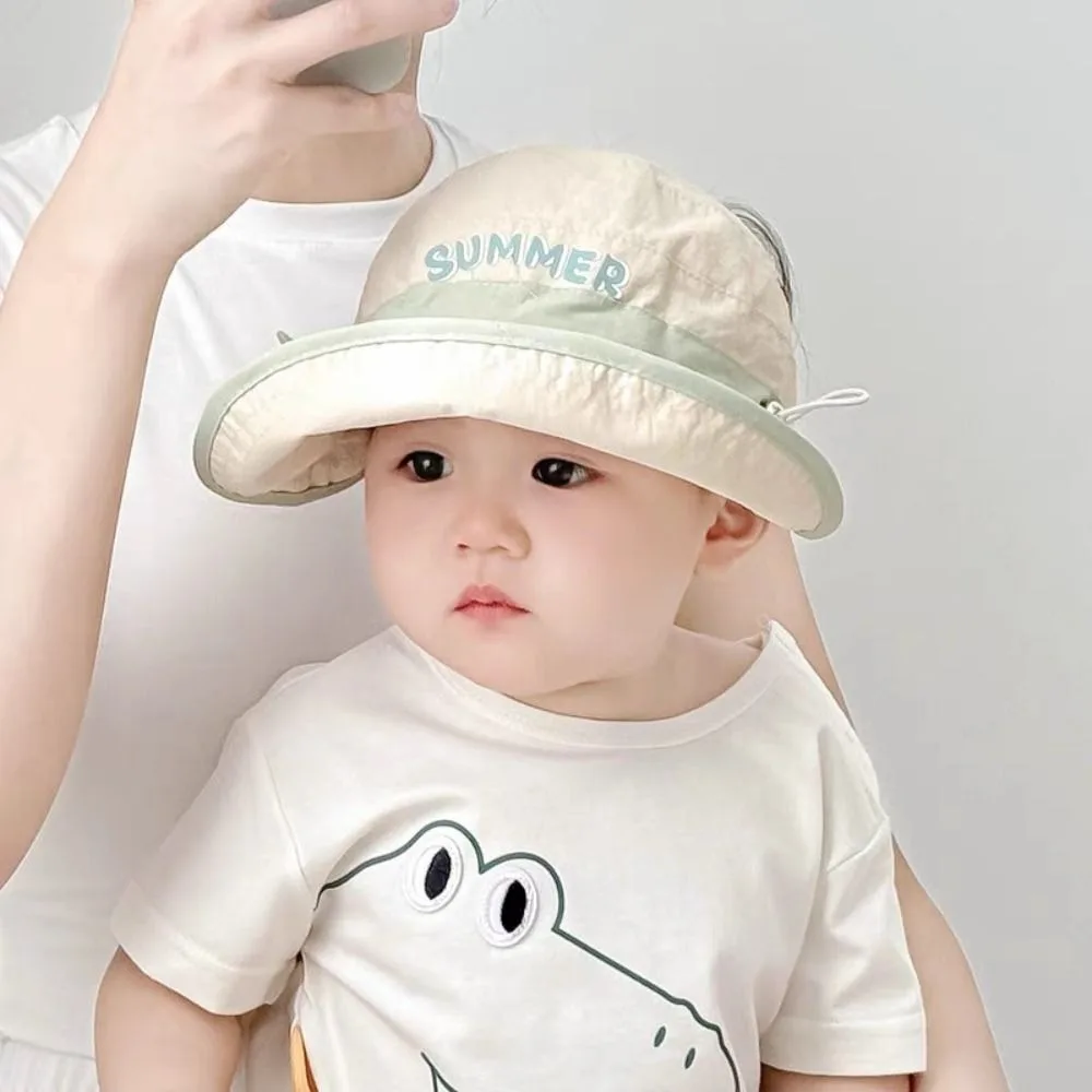 Удобная детская шляпа от солнца с большими полями, дышащая, быстросохнущая, детская, пустая верхняя кепка, корейский стиль, детская солнцезащитная шляпа с защитой от УФ-лучей, летняя шляпа
Удобная детская шляпа от солнца с большими полями, дышащая, быстросохнущая, детская, пустая верхняя кепка, корейский стиль, детская солнцезащитная шляпа с защитой от УФ-лучей, летняя шляпа