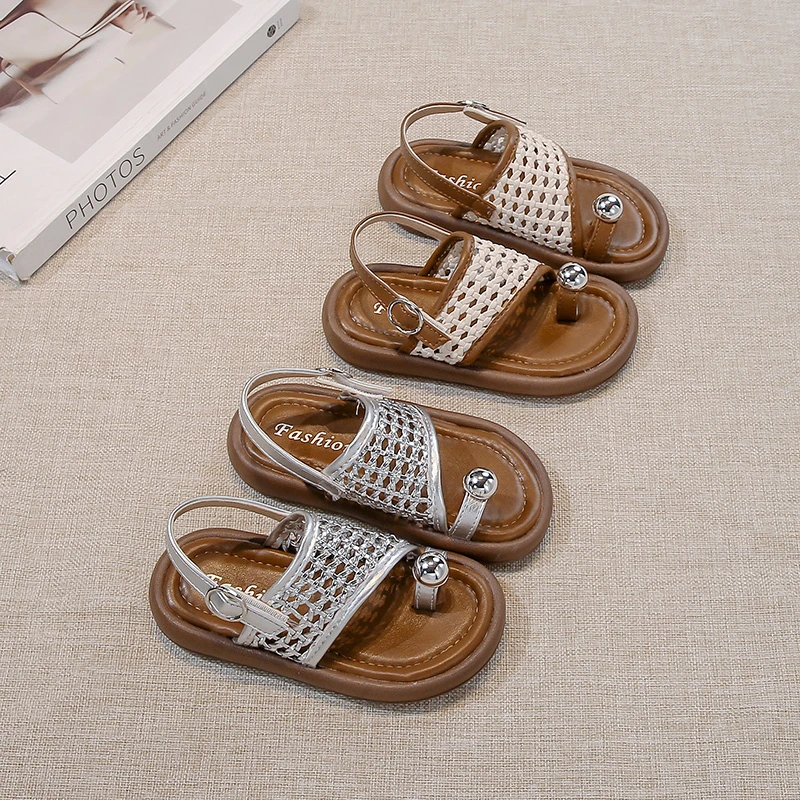 Toddler Girls Braided Leather Sandals 2026 New Summer Kids Barefoot Beach Slippers Non-slip Simple Comfort Outdoor Pool Slippers
Toddler Girls Braided Leather Sandals 2026 New Summer Kids Barefoot Beach Slippers Non-slip Simple Comfort Outdoor Pool Slippers