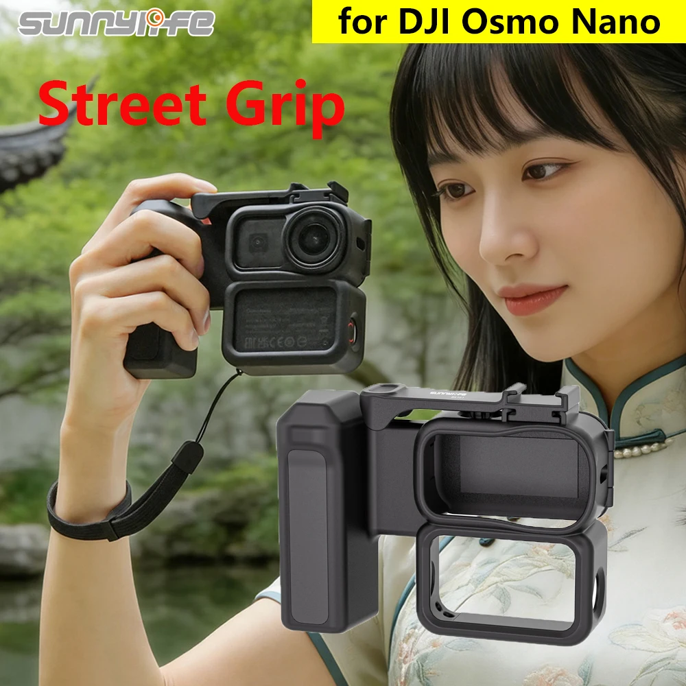 Sunnylife Street Grip Kit For DJI Osmo Nano Hand Grip Mount Quick Release Rabbit Cage with Shutter Button Protective Frame Parts
Sunnylife Street Grip Kit For DJI Osmo Nano Hand Grip Mount Quick Release Rabbit Cage with Shutter Button Protective Frame Parts