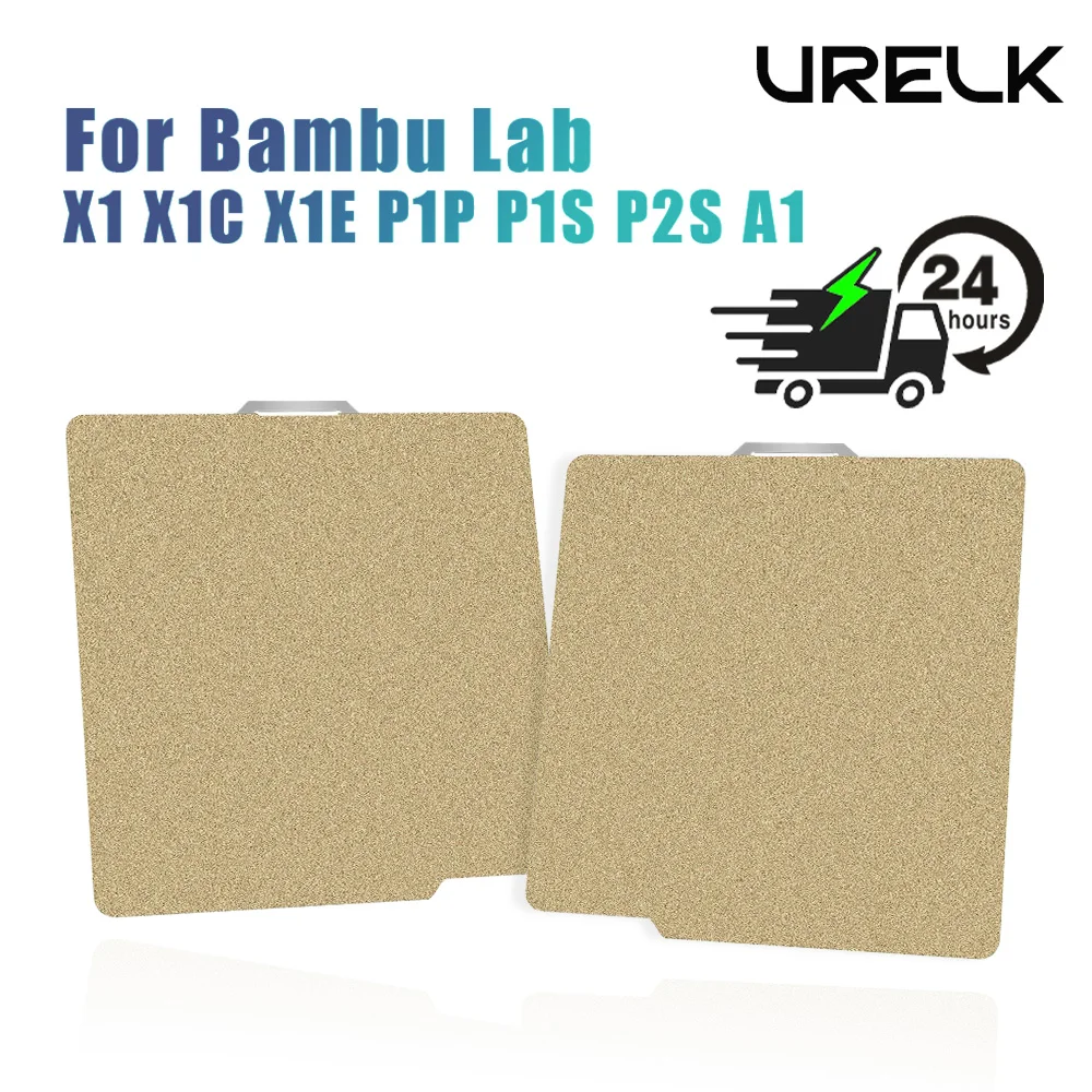 Texture PEI Spring Steel Sheet Plate for Bambu Lab X1C X1 P1P P1S A1 Double Sided PEI Build Plate 257x257 for Bamboo Lab
Texture PEI Spring Steel Sheet Plate for Bambu Lab X1C X1 P1P P1S A1 Double Sided PEI Build Plate 257x257 for Bamboo Lab