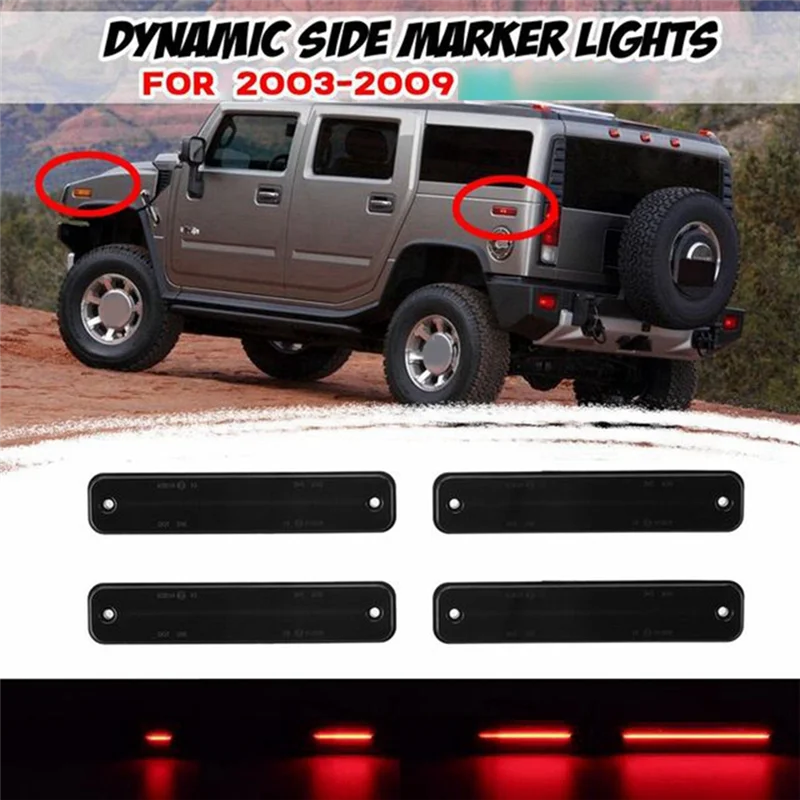 AU28-Car Turn Signal Black Shell Running Water Fender Light Roof Cab Sign Light Roof Warning Light For Hummer H2 2003-2009
AU28-Car Turn Signal Black Shell Running Water Fender Light Roof Cab Sign Light Roof Warning Light For Hummer H2 2003-2009