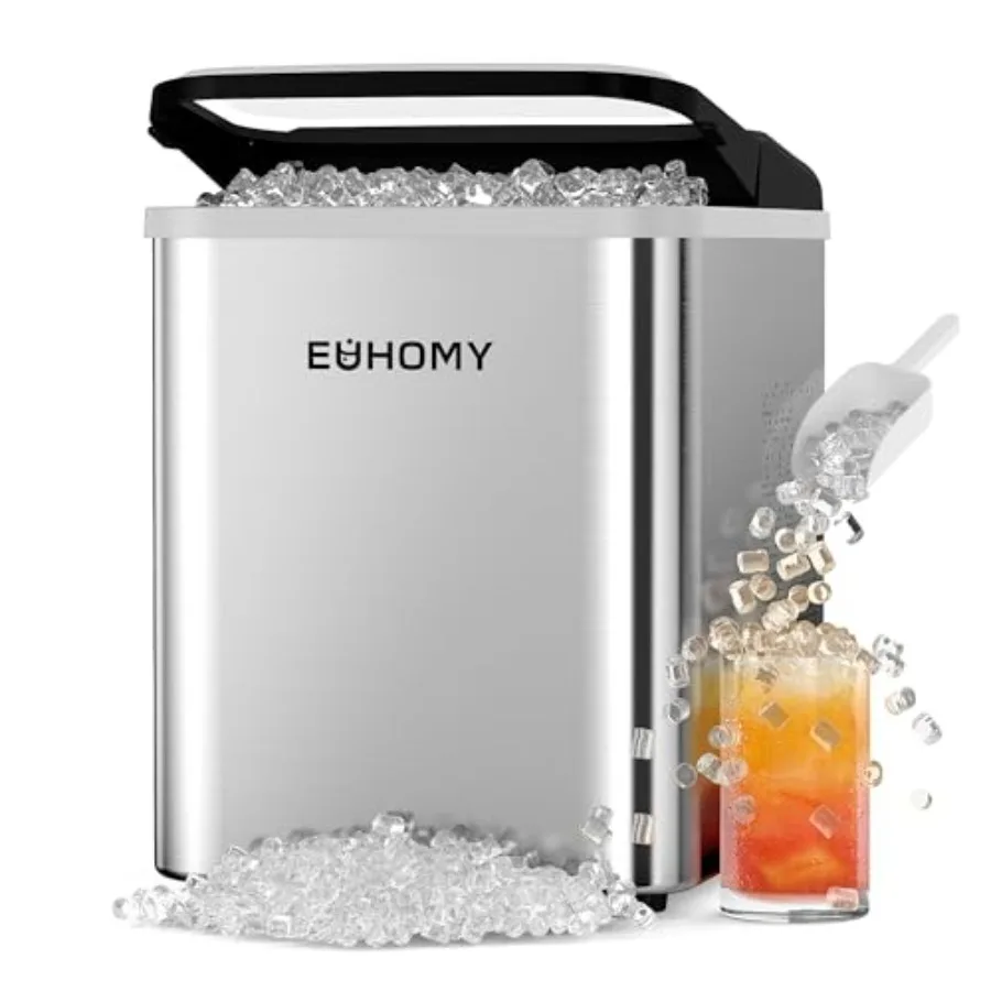 Countertop Portable Ice Maker with Sonic Chewable Pellet Ice 34lbs/24H Self-Cleaning 8-Min Ready Includes Scoop Basket White Pl
Countertop Portable Ice Maker with Sonic Chewable Pellet Ice 34lbs/24H Self-Cleaning 8-Min Ready Includes Scoop Basket White Pl