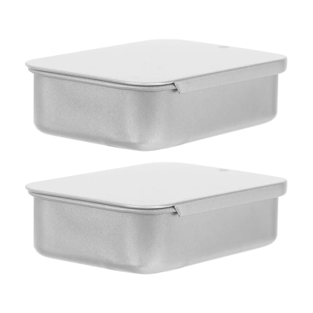 2 Pcs Tinplate Box Gum Small Rectangular Container Silver Portable Toothpick Holder Toothpicks
2 Pcs Tinplate Box Gum Small Rectangular Container Silver Portable Toothpick Holder Toothpicks
