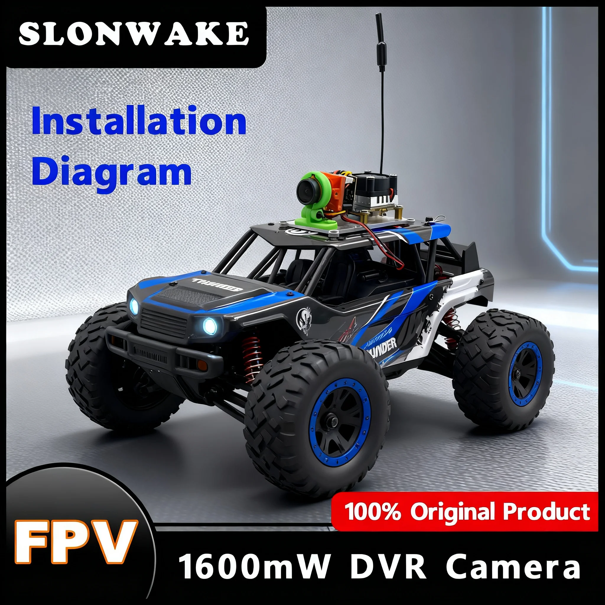 SLONWAKE 5,8G 48CH 200/500/1000/1600 МВт регулируемая камера-передатчик AIO DVR Запись 800*480px Поддержка 64G TF-карты для RC FPV
SLONWAKE 5,8G 48CH 200/500/1000/1600 МВт регулируемая камера-передатчик AIO DVR Запись 800*480px Поддержка 64G TF-карты для RC FPV