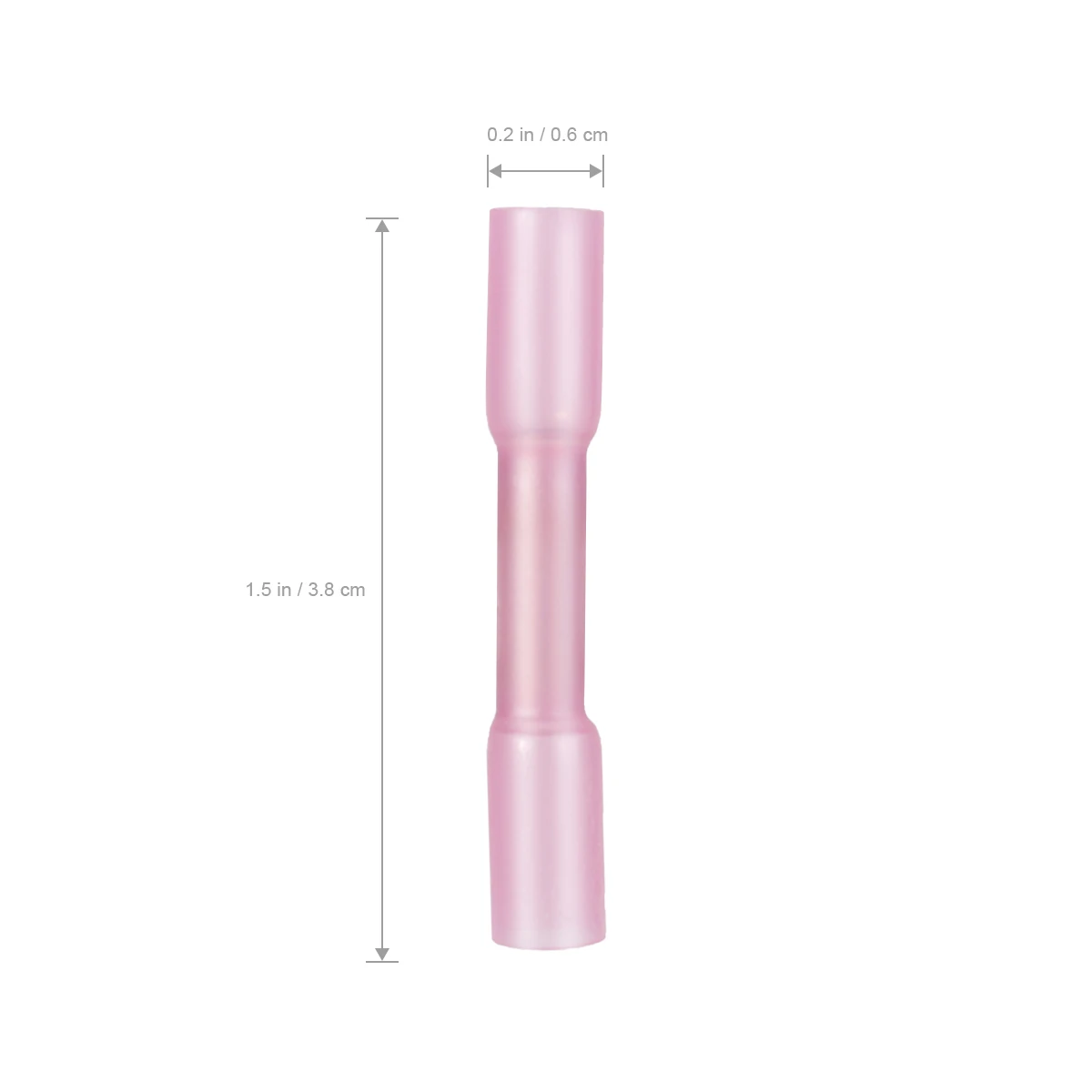 100pcs Heat Shrink Butt Wire Crimp Connectors Terminals 0.5-1.5mm Pink PVC Copper Dual-Walled Insulated Waterproof Electric
100pcs Heat Shrink Butt Wire Crimp Connectors Terminals 0.5-1.5mm Pink PVC Copper Dual-Walled Insulated Waterproof Electric