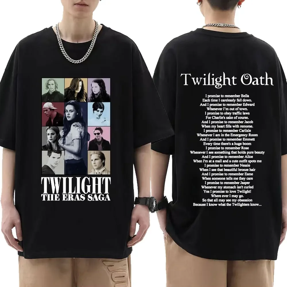 The summer men's hit is the "Twilight" Bella Jakob Edward pattern aesthetic Harajuku short-sleeved T-shirt loose streetwear
The summer men's hit is the "Twilight" Bella Jakob Edward pattern aesthetic Harajuku short-sleeved T-shirt loose streetwear