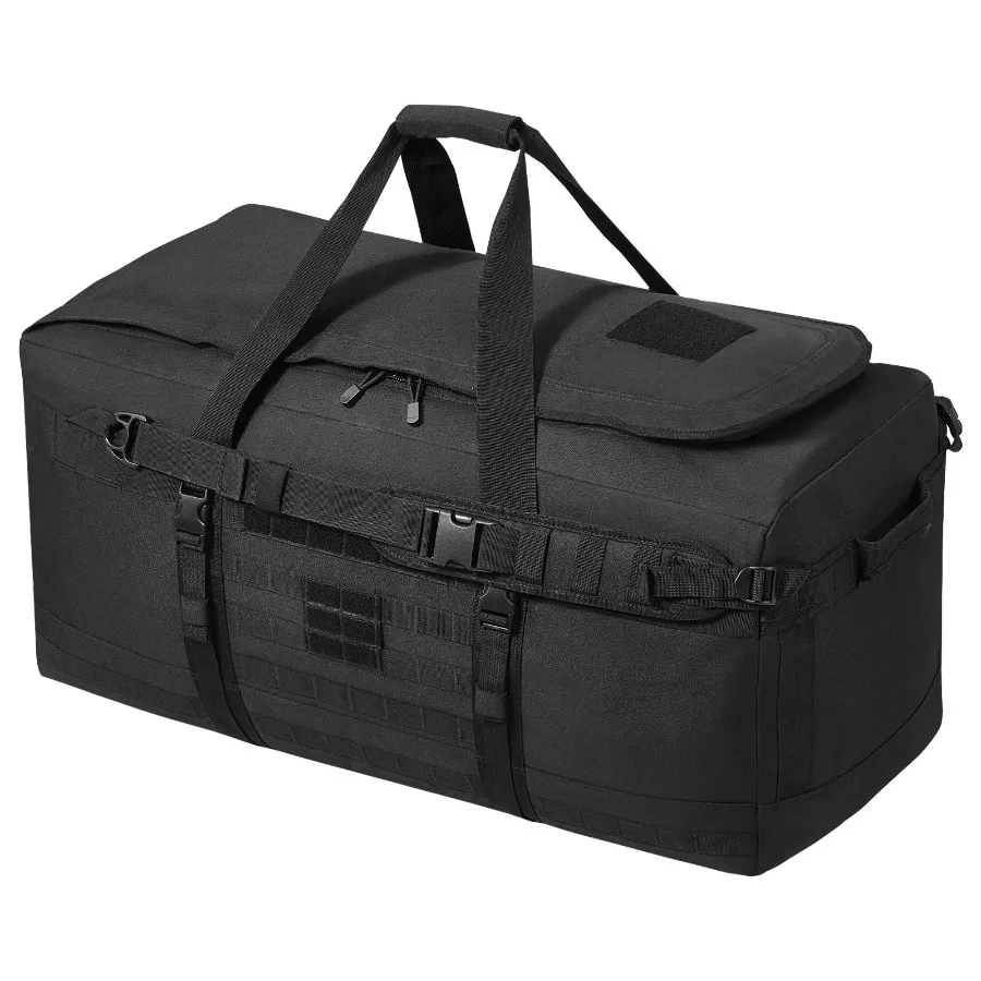 Tactical Duffle Bag 100L Gym Bag Duffle with Molle Design and Multimesh Bag for workouts cycling gym sessions beach trips swimm
Tactical Duffle Bag 100L Gym Bag Duffle with Molle Design and Multimesh Bag for workouts cycling gym sessions beach trips swimm