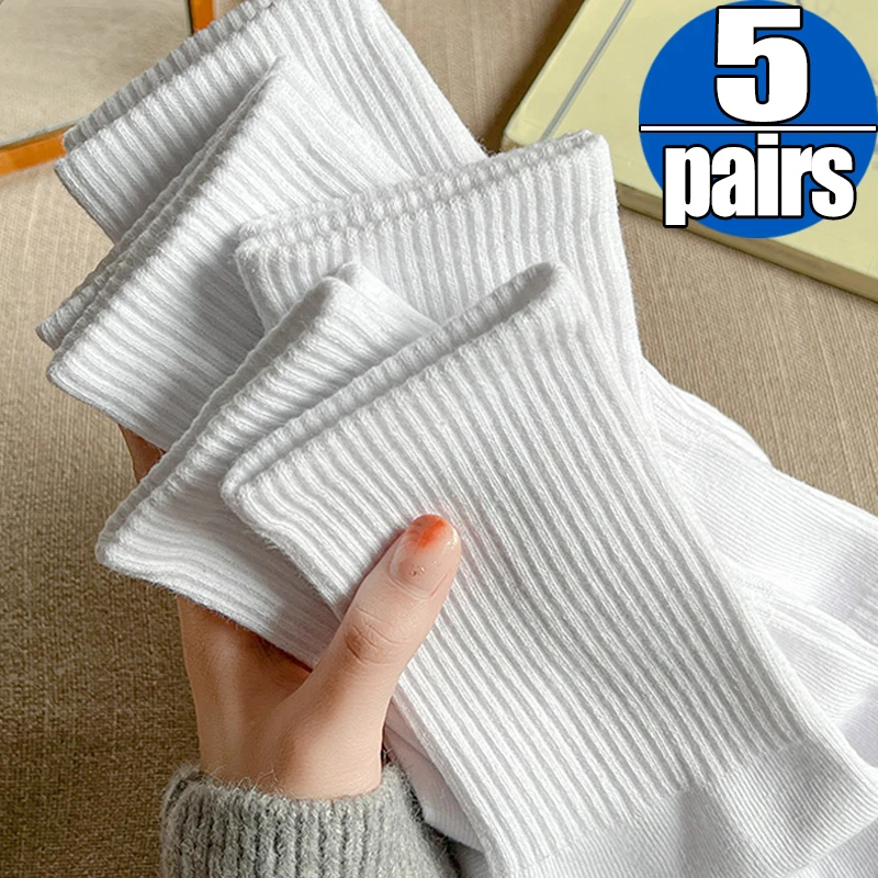 1/5 пар новых мужских хлопковых носков нового стиля, белые мужские мягкие дышащие спортивные длинные носки, летние зимние мужские носки больших размеров
1/5 пар новых мужских хлопковых носков нового стиля, белые мужские мягкие дышащие спортивные длинные носки, летние зимние мужские носки больших размеров