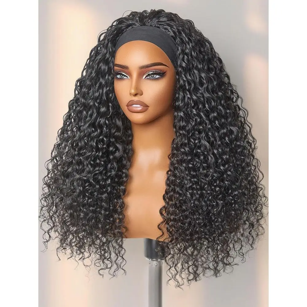 Glueless Half Wig with 100% Real Human Hair for Black Women, Brazilian Virgin Hair, Wavy Curly Style, 200 Density
Glueless Half Wig with 100% Real Human Hair for Black Women, Brazilian Virgin Hair, Wavy Curly Style, 200 Density