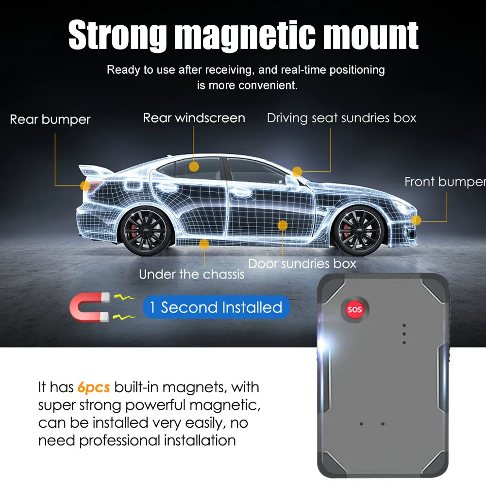 4G Mini Car GPS Tracker Vehicle Locator Real Time Pet Child Anti-Lost Tracking Device Long Standby APP Control Magnetic Mount
4G Mini Car GPS Tracker Vehicle Locator Real Time Pet Child Anti-Lost Tracking Device Long Standby APP Control Magnetic Mount