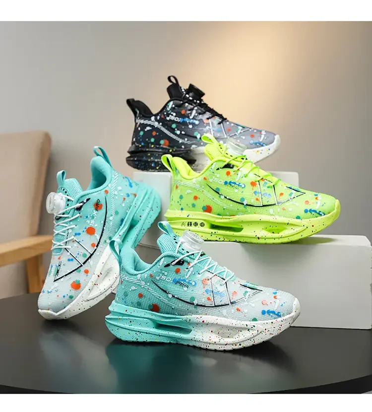 Low-top Casual Kids Sneakers Boys Girls Light Sports Footwear Shockproof Non-slip Sole Suitable For School And Daily LeisureTime
Low-top Casual Kids Sneakers Boys Girls Light Sports Footwear Shockproof Non-slip Sole Suitable For School And Daily LeisureTime