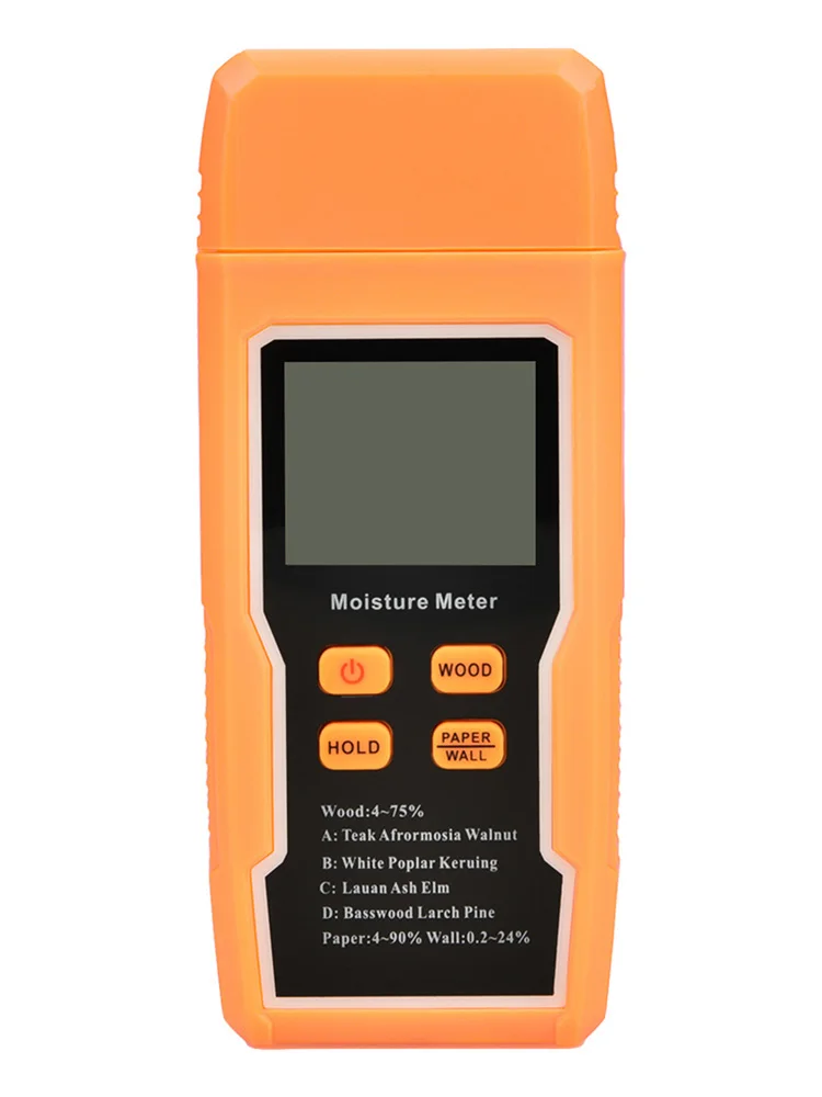 Two Pins Wall Hygrometer with Temperature Display Digital Tree Moisture Tester Moisture Reader for Building Materials Wood Wall
Two Pins Wall Hygrometer with Temperature Display Digital Tree Moisture Tester Moisture Reader for Building Materials Wood Wall