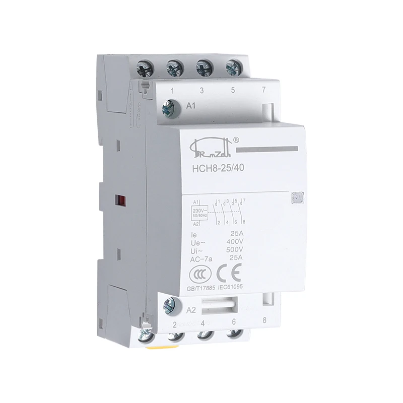 Single phase household small silent AC contactor distribution box 220V plug-in card with conductive rail type Cjx2n/HCH8
Single phase household small silent AC contactor distribution box 220V plug-in card with conductive rail type Cjx2n/HCH8