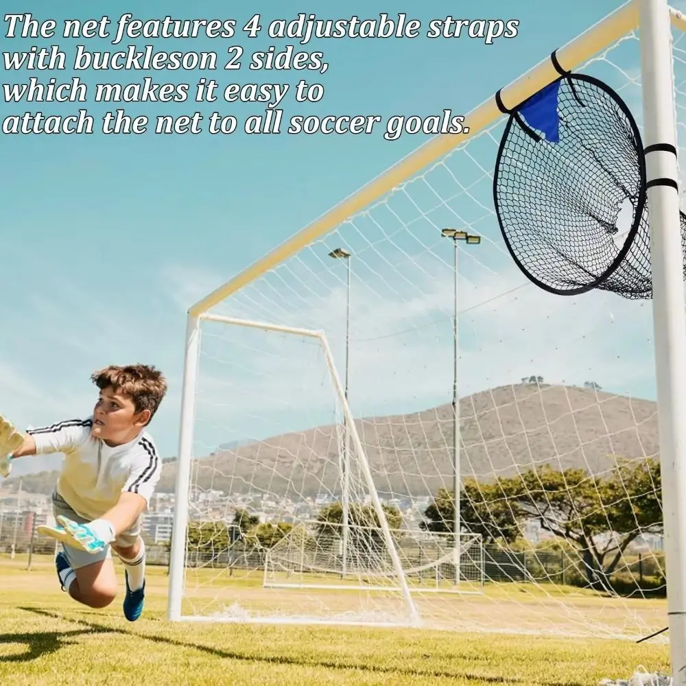 Foldable Football Goal Target Pocket Enhanced Accuracy Improve Hit Football Throwing Target Wear-resistant Quality Mesh
Foldable Football Goal Target Pocket Enhanced Accuracy Improve Hit Football Throwing Target Wear-resistant Quality Mesh