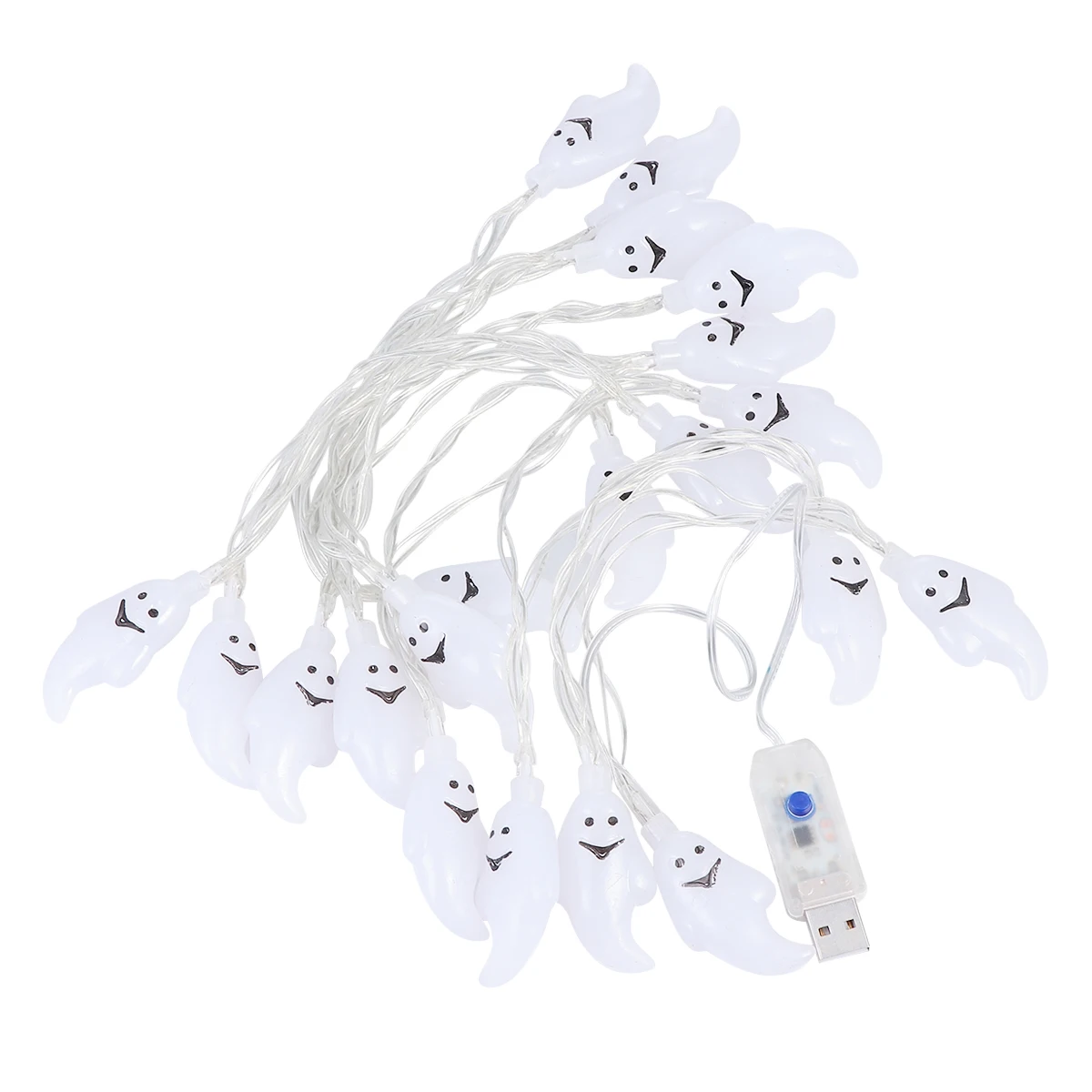 LED Ghost Light String 250cm Plastic Beads Copper Wire 8 Modes USB Powered Halloween Decoration Festive Atmosphere
LED Ghost Light String 250cm Plastic Beads Copper Wire 8 Modes USB Powered Halloween Decoration Festive Atmosphere