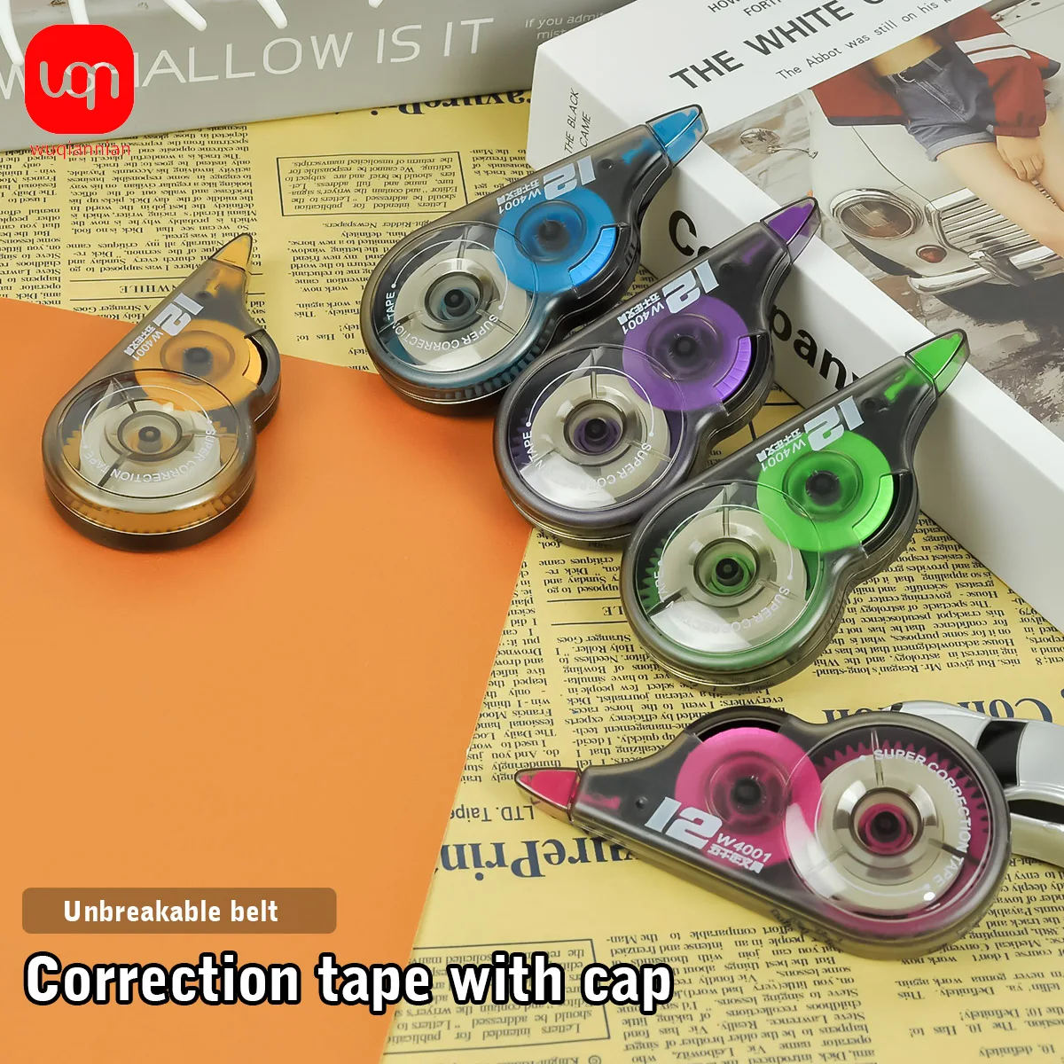 WQN-3/6PCS Simple,Large-Capacity, 12m Correction Tape, Durable, Transparent, 3-Color School Stationery
WQN-3/6PCS Simple,Large-Capacity, 12m Correction Tape, Durable, Transparent, 3-Color School Stationery