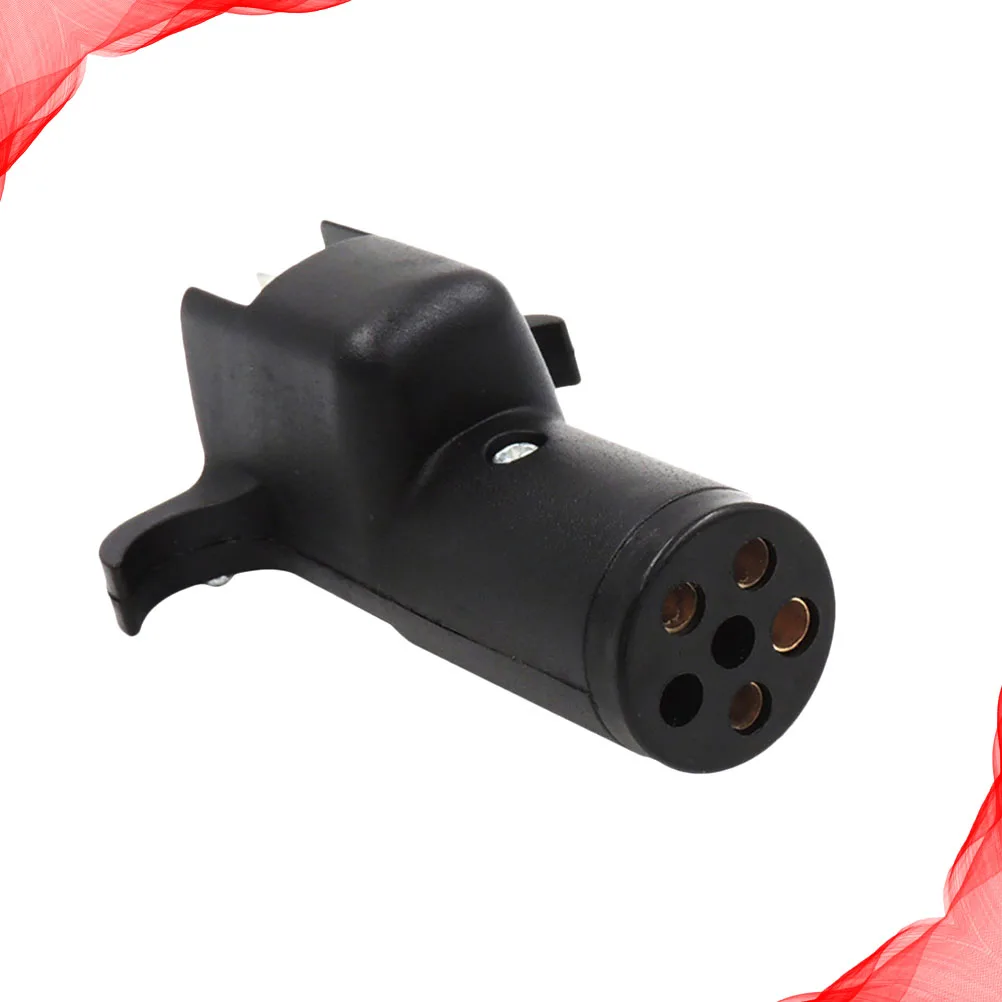 Trailer Wire Connector Adapter Rv Accessories Waterproof American Style Black Truck 
Trailer Wire Connector Adapter Rv Accessories Waterproof American Style Black Truck
