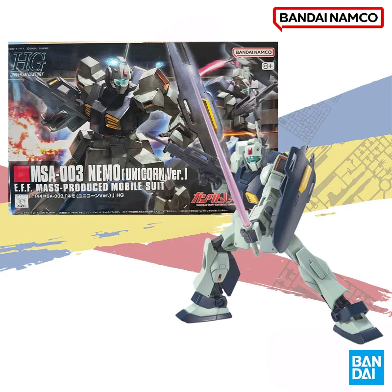 Bandai Original Genuine In shock HG 1/144 h140 MSA-003 NEMO UNICORN Ver Figure Assembled Model Ornaments Collection Toy gifts
Bandai Original Genuine In shock HG 1/144 h140 MSA-003 NEMO UNICORN Ver Figure Assembled Model Ornaments Collection Toy gifts