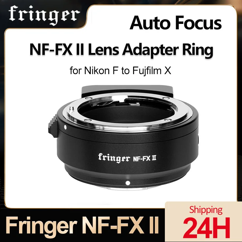 Fringer NF-FX II Auto Focus Lens Adapter Ring Dustproof and Waterproof Adapter Ring for for Nikon F Lens to Fujfilm X Camera
Fringer NF-FX II Auto Focus Lens Adapter Ring Dustproof and Waterproof Adapter Ring for for Nikon F Lens to Fujfilm X Camera