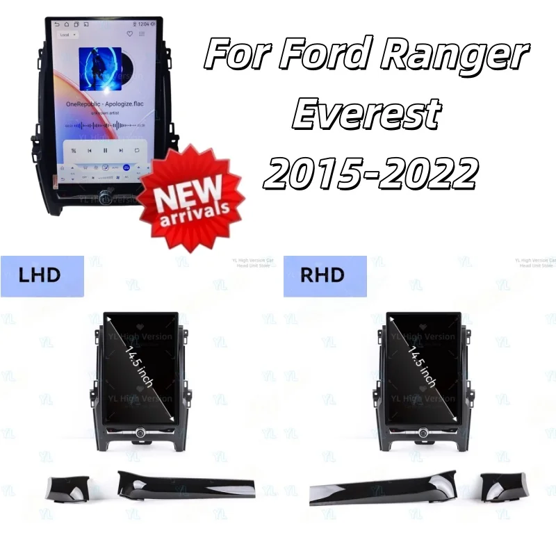 Автомагнитола CY 14.5" Android 13 Carplay для Ford Ranger Everest 2015-2022 с вертикальным экраном, GPS-навигацией, мультимедиа и DSP
Автомагнитола CY 14.5" Android 13 Carplay для Ford Ranger Everest 2015-2022 с вертикальным экраном, GPS-навигацией, мультимедиа и DSP