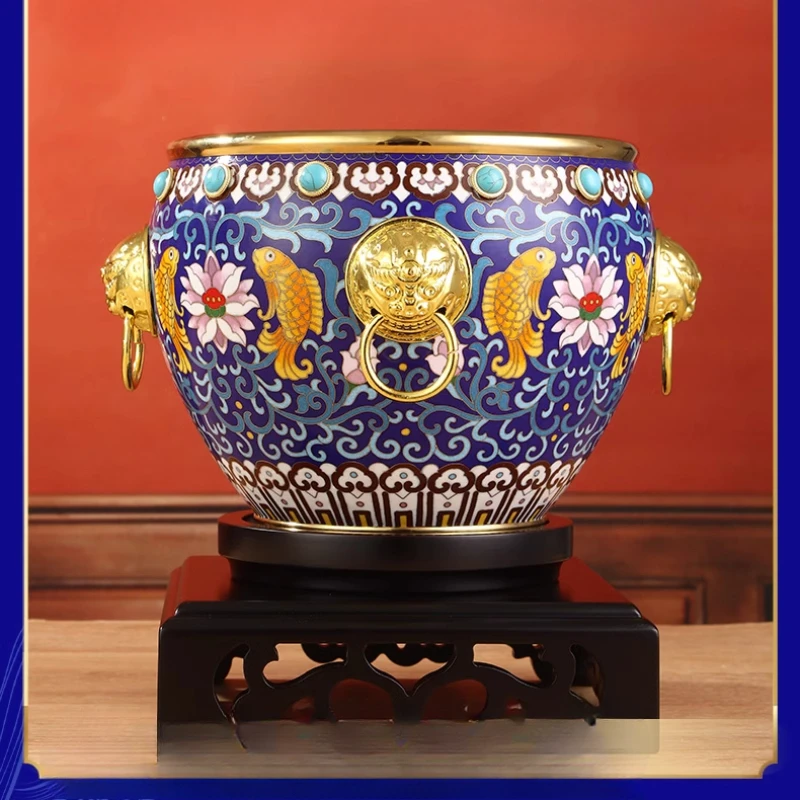 Blue Dragon Teng Four Seas Fortune Tank Feng Shui Crafts Ornament Treasure Bowl Opening Gift Home Furnishings
Blue Dragon Teng Four Seas Fortune Tank Feng Shui Crafts Ornament Treasure Bowl Opening Gift Home Furnishings