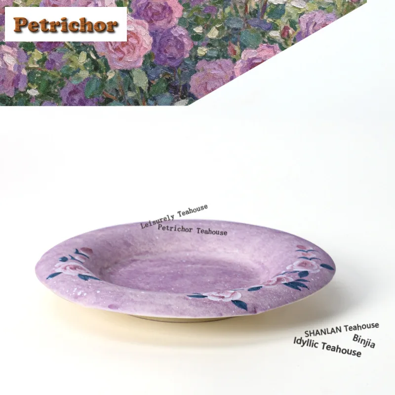 Hand-painted Rose Powder Yin Pot Bearing Holder Coffee Cup Anti-scald Mat Dry Soaking Table Tea Tray Coasters Tea Items Ornament
Hand-painted Rose Powder Yin Pot Bearing Holder Coffee Cup Anti-scald Mat Dry Soaking Table Tea Tray Coasters Tea Items Ornament